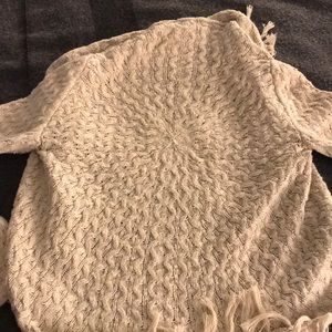 INC International Concepts Sweaters - NWOT!! INC Brand Cardigan with Fringe Hem Size L INC International Concepts Sweaters - NWOT!! INC Brand Cardigan with Fringe Hem Size L